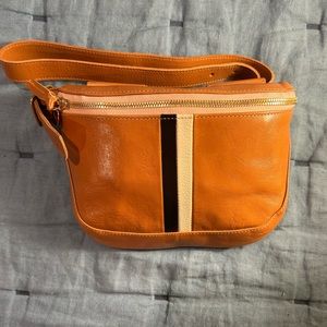 Clare V Fanny Pack - Natural with Stripe